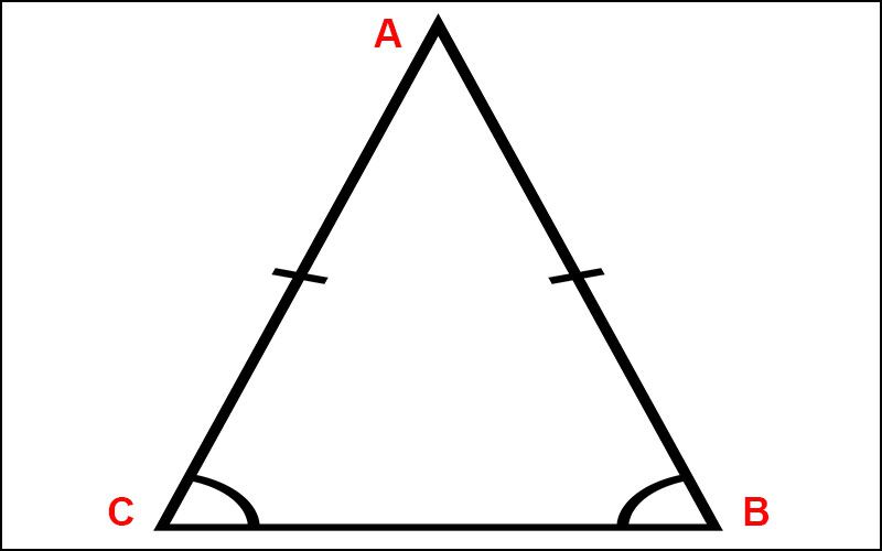 Những cách chứng minh tam giác cân cực hay