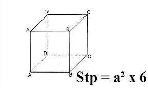 Công thức tính diện tích toàn phần hình lập phương