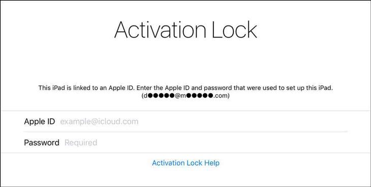 Sử dụng công cụ Activation Lock của Apple để kiểm tra xem iPad đã đăng xuất iCloud chưa.