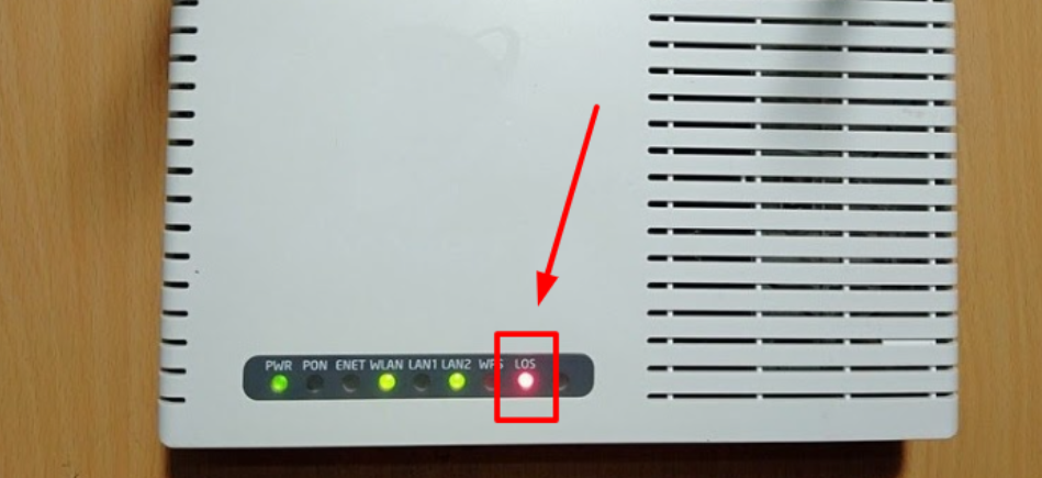 Khắc phục lỗi đèn đỏ PON, LOS trên modem đơn giản nhất
