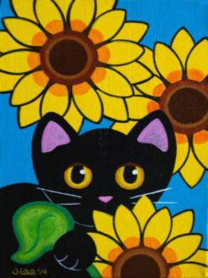 Bộ tranh vẽ đẹp về mèo