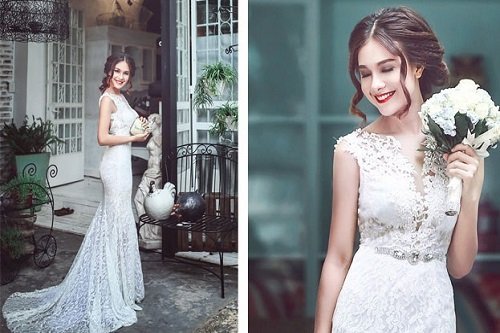 Top 7 mẫu váy cưới cho cô dâu gầy nên mặc  NiNiStore 2023
